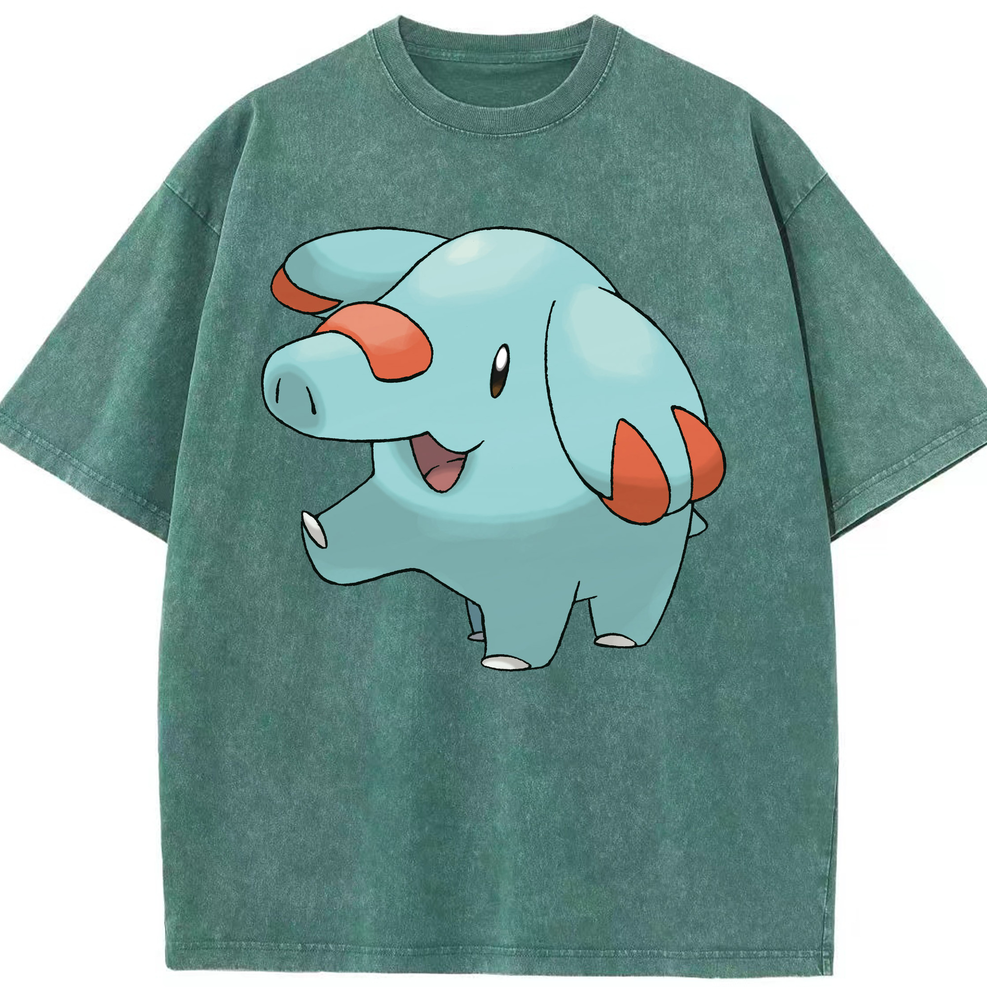 （画像用） ポケットモンスター Pokémon 綿100% ヴィンテージ風 半袖Tシャツ（フロントプリント）